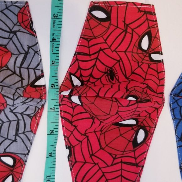 3x HANDMADE Super Hero Spiderman FACE COVER Mask - Picture 6 of 13